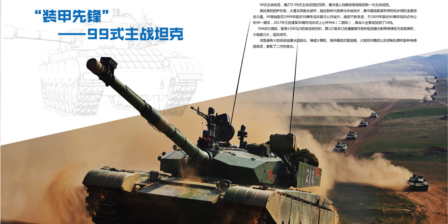 “装甲先锋”——99式主战坦克