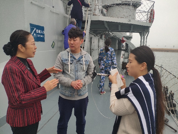庆祝人民海军成立70周年 光明网军事科技前沿走进海军博物馆