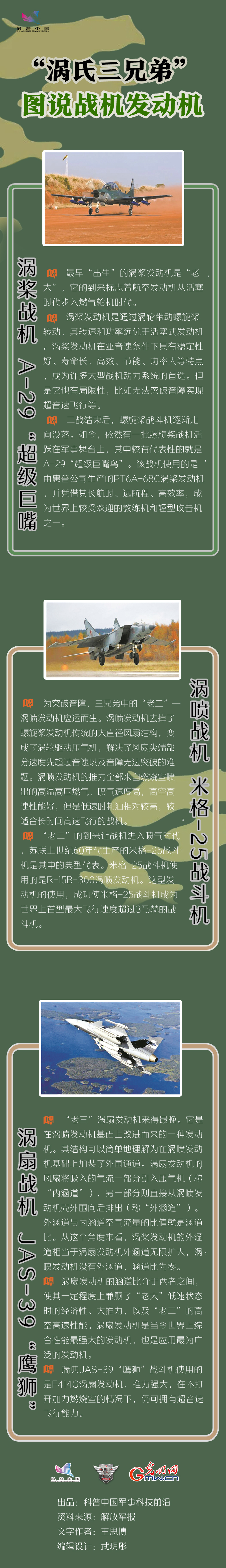图说战机发动机：“涡式三兄弟”的进化之路